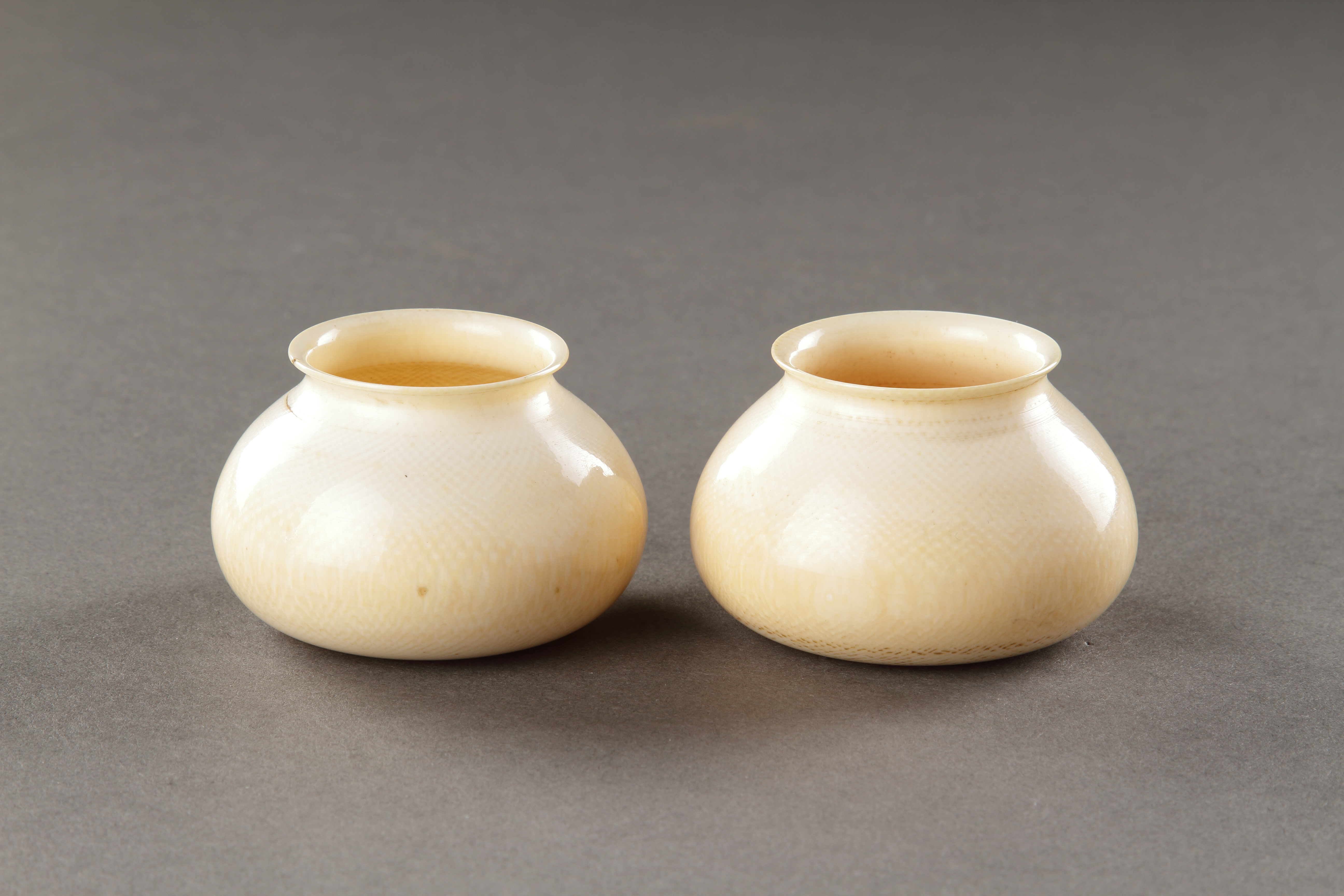 A Fine Pair of Chinese Scholars Pots from a Studio 